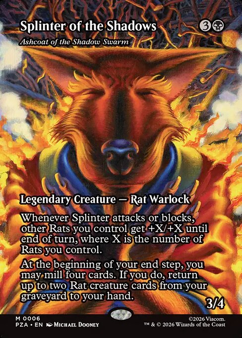 Ashcoat of the Shadow Swarm - (pza-6) - Near Mint (*Foil )