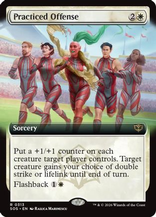 Practiced Offense (Extended Art) - Secrets of Strixhaven #313