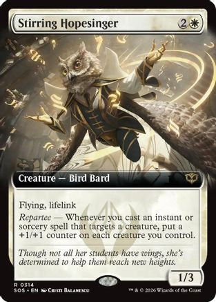 Stirring Hopesinger (Extended Art) - Secrets of Strixhaven #314