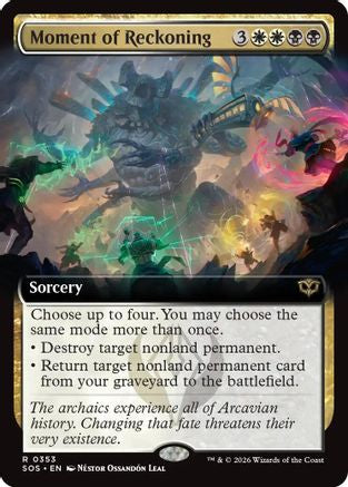 Moment of Reckoning (Extended Art) - Secrets of Strixhaven #353