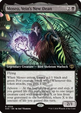 Moseo, Vein's New Dean (Extended Art) - Secrets of Strixhaven #326