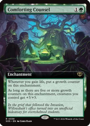 Comforting Counsel (Extended Art) - Secrets of Strixhaven #338