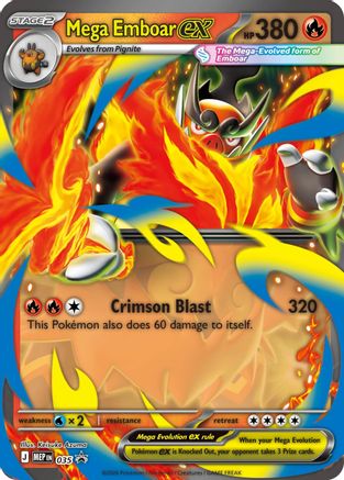 Mega Emboar ex - 035 - ME: Mega Evolution Promo #035