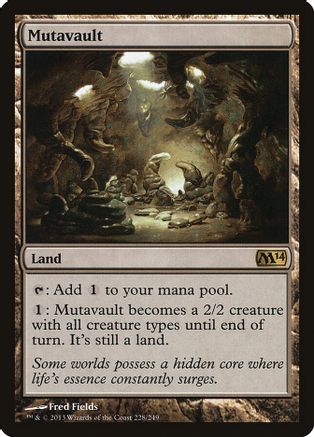 Mutavault - Magic 2014 (M14) #228