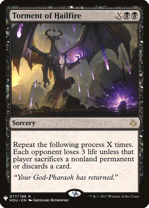 Torment of Hailfire — PLST — HOU-77