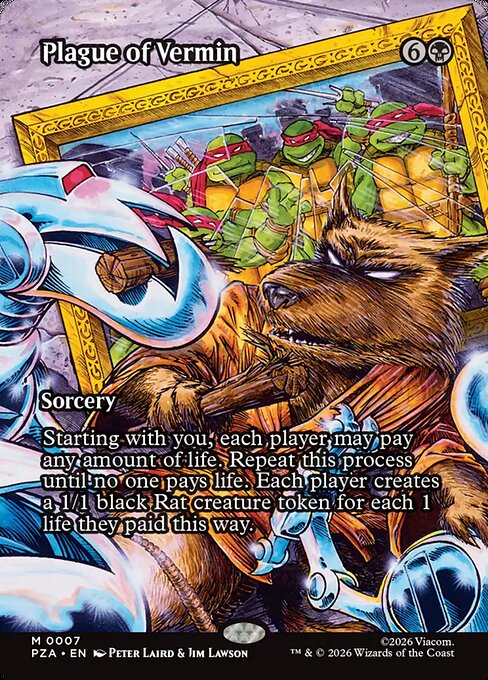 Plague of Vermin - (pza-7) - Lightly Played (*Foil )