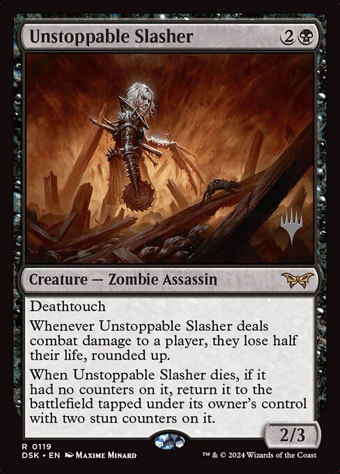 Unstoppable Slasher - (pdsk Duskmourn: House of Horror Promos-119p)