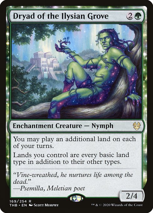 Dryad of the Ilysian Grove - (thb Theros Beyond Death-169) - Near Mint