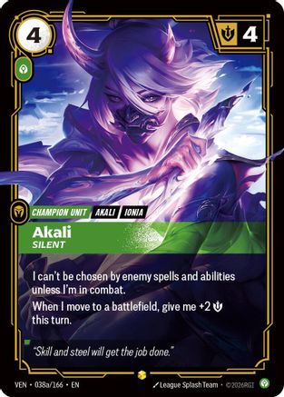 Akali, Silent (Alternate Art) - Vendetta #038a