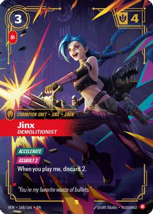 Jinx, Demolitionist (Overnumbered) - Vendetta #168