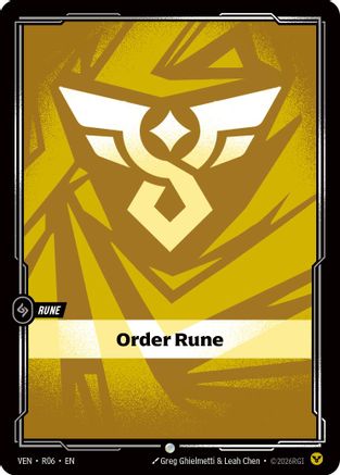 Order Rune - Vendetta #R06