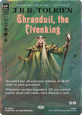 Thranduil, the Elvenking (Borderless) (Surge Foil) - The Hobbit #282