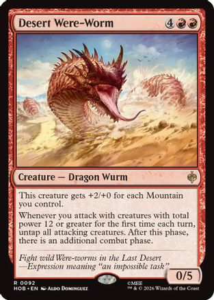 Desert Were-Worm - The Hobbit #92
