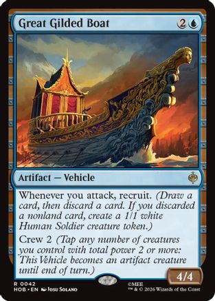 Great Gilded Boat - The Hobbit #42