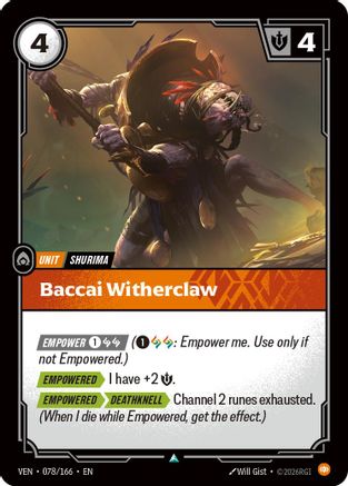 Baccai Witherclaw - Vendetta #078