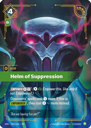 Helm of Suppression - Vendetta #045