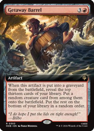 Getaway Barrel (Extended Art) - The Hobbit #303