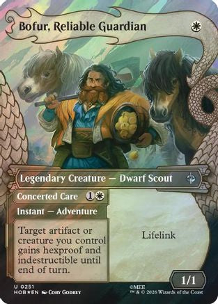 Bofur, Reliable Guardian (Showcase) (Surge Foil) - The Hobbit #251