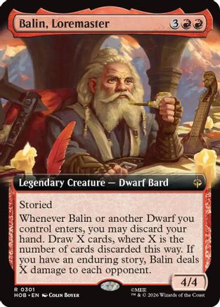 Balin, Loremaster (Extended Art) - The Hobbit #301