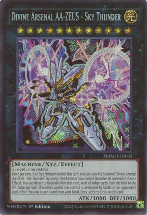 Divine Arsenal AA-ZEUS - Sky Thunder (Secret Rare) - Magnificent Monsters #MAMO-EN035