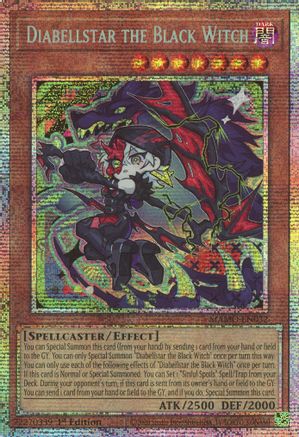 Diabellstar the Black Witch (Starlight Rare) - Magnificent Monsters #MAMO-EN032