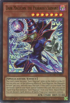Dark Magician, the Pharaoh's Servant - Magnificent Monsters #MAMO-EN001