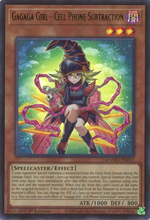 Gagaga Girl - Cell Phone Subtraction - Magnificent Monsters #MAMO-EN012