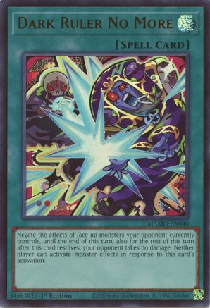 Dark Ruler No More - Magnificent Monsters #MAMO-EN040