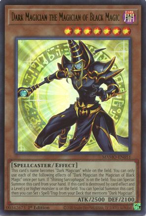 Dark Magician the Magician of Black Magic - Magnificent Monsters #MAMO-EN051