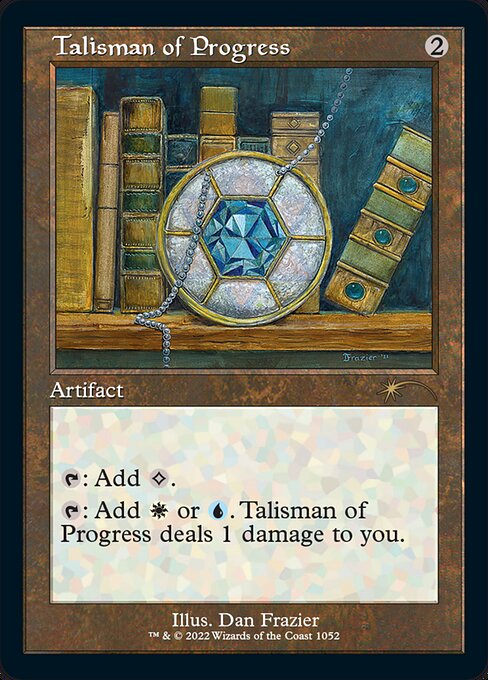 *Foil Talisman of Progress — SLD — 1052