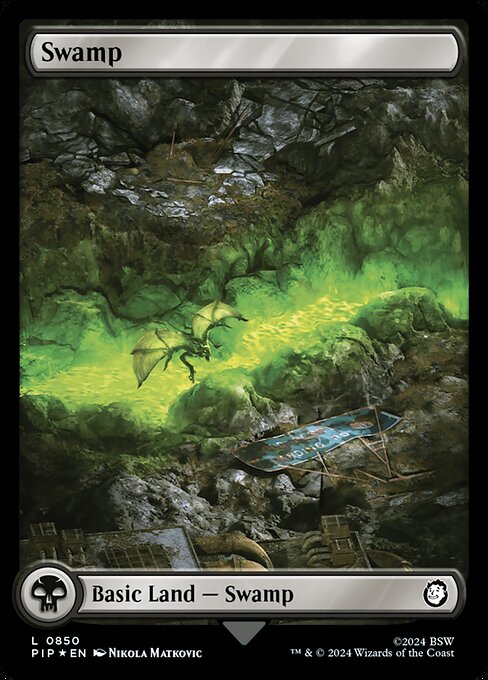 Swamp - (pip Fallout-850) - Lightly Played (*Foil )