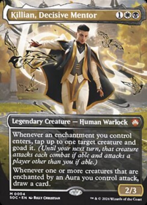 *Foil Killian, Decisive Mentor — soc — 4