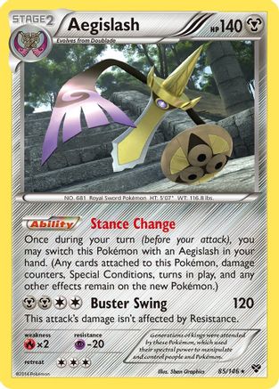 Aegislash (85) - XY Base Set #85