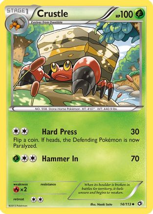 Crustle - Legendary Treasures #14