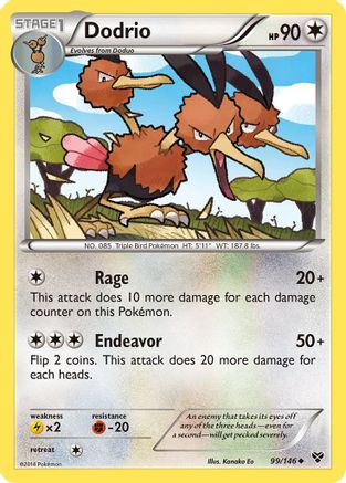 Dodrio - XY Base Set #99