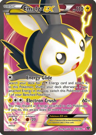 Emolga EX (143 Full Art) - XY Base Set #143