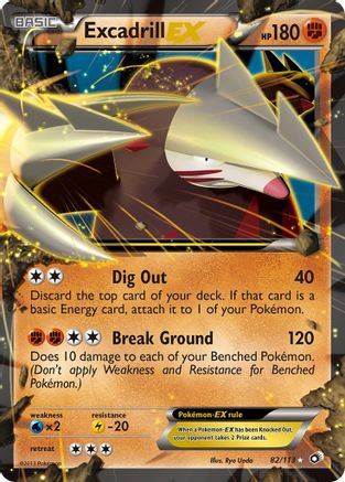 Excadrill EX - Legendary Treasures #82