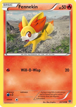 Fennekin - XY Base Set #24