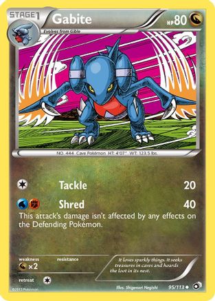 Gabite - Legendary Treasures #95