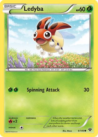 Ledyba - XY Base Set #6