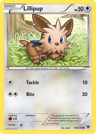 Lillipup - XY Base Set #108