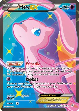 Mew EX (Full Art) - Legendary Treasures: Radiant Collection #RC24