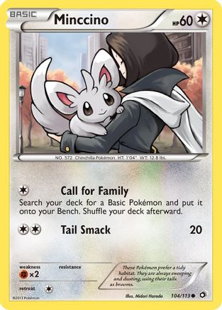 Minccino - Legendary Treasures #104
