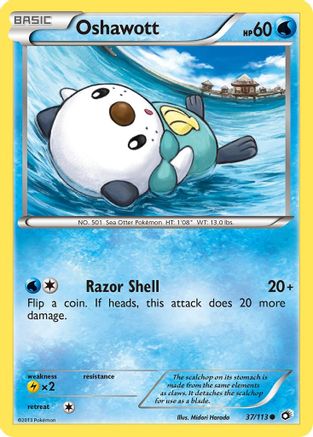 Oshawott - Legendary Treasures #37