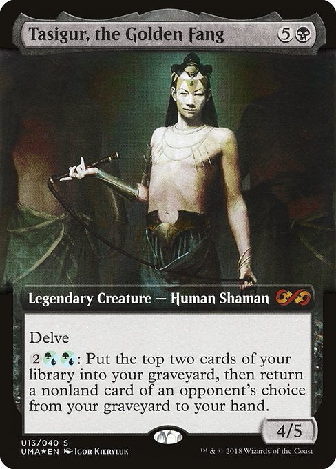 *Foil Tasigur, the Golden Fang — PUMA — U13