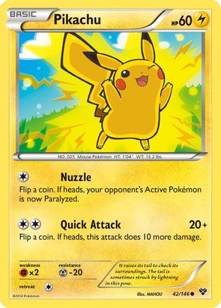Pikachu - XY Base Set #42