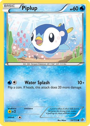 Piplup - Legendary Treasures #33