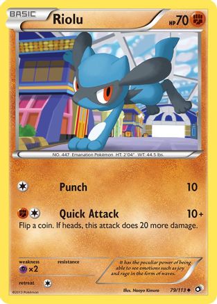 Riolu - Legendary Treasures #79
