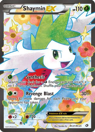 Shaymin EX (Full Art) - Legendary Treasures: Radiant Collection #RC21
