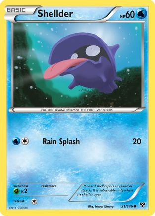 Shellder - XY Base Set #31